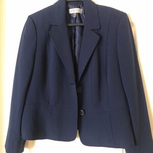 Kasper navy blue women’s blazer, 14, NWOT